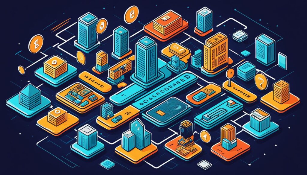 Exemplo de tokenização de ativos na blockchain de imóveis, arte e colecionáveis, capital da empresa, instrumentos de dívida e propriedade intelectual.