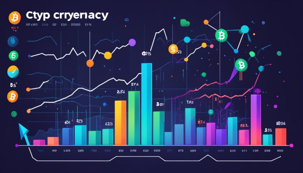 variação de preço das criptomoedas